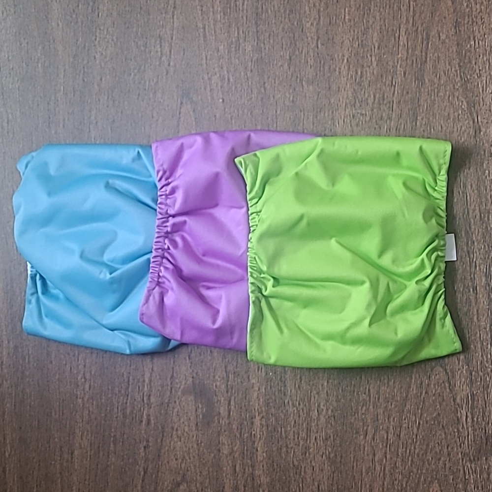 Dog belly bands set of 3 - adjustable